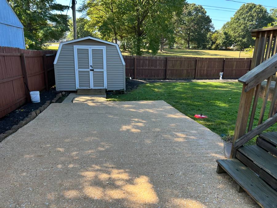 Concrete after