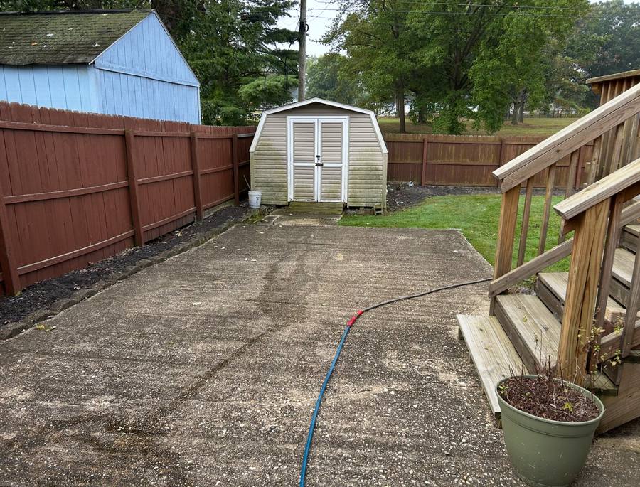 Concrete before